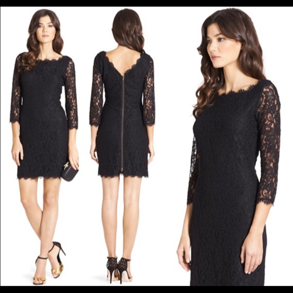 Diane Von Furstenberg 'Zarita' Lace Sheath Dress!